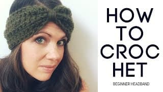 How to Crochet Beginner Headband