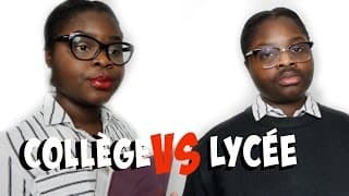 COLLÈGE VS LYCÉE