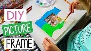 How to make DIY Picture Frame | Easy Kids Crafts