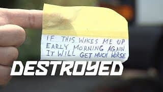 Harley DESTROYED because it woke up the neighbours!