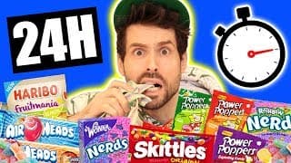 JE MANGE QUE DES BONBONS PENDANT 24H ET...- HUBY