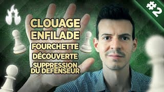 J'utilise les 5 tactiques essentielles pour gagner aux échecs jusqu'à 1000 Elo