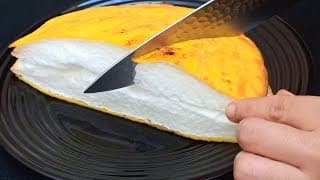 Avec un seul ingrédient..‼️ Recette Omelette Japonaise / œufs Soufflés🥚