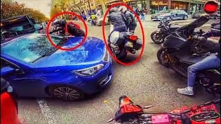 IL TENTE DE L'ÉCRASER VOLONTAIREMENT ! 😡 MOTARDS en Colère vs Gens énervés #02 | FRANÇAIS