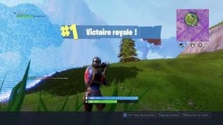 Mon Premier TOP 1 sur Fortnite Battle Royale