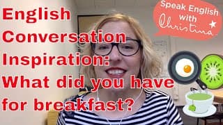 [LIVE] English Conversation Inspiration: What did you have for breakfast today?