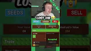 I LOST $1,000,000,000 In Roblox Grow A Garden!