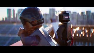 "Maybe get off the kids ass" but in LEGO