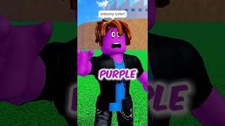 EVIL CHEATER IN COLOR GAME IN BLOX FRUITS! 🎲 #shorts