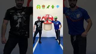 Emoji shape challenge + parkour  😱🔥 (PART 4) #shorts