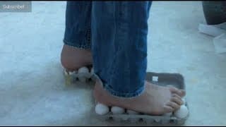 Walking on Eggs - Cool Science Experiment