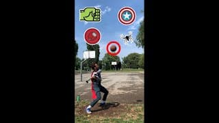 The AVENGERS do trick shots! -w Trickshotdav #Shorts