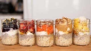 Overnight Oatmeal - 5 Delicious Ways!