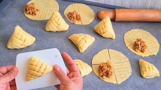 جبت لك الجديد‼️حلوة بحشوة معلكة حلوى ساهلة وسريعة اقتصادية وراقية  gateau facile et rapide