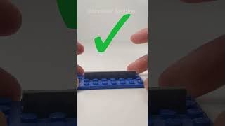 illegal building techniques  #shorts #lego