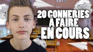 20 CONNERIES À FAIRE EN COURS - TIM