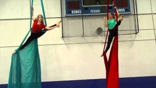 Billie Eilish and Simone Midby do Aerial Silks at Foshay performance