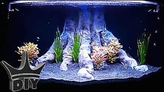 DIY 3D Aquarium Background