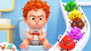 Yes Yes, Push The Button 🚽 Poo Poo Song | Potty Training | Kids Songs & Nursery Rhymes for Toddlers
