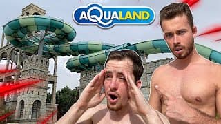 On Teste les Toboggans les Plus FLIPPANTS à Aqualand 😰 (Ft. @lucasenparle)