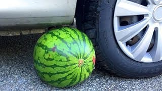 Experiment Car vs Food | Crushing Crunchy & Soft Things by Car!