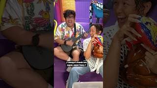 Making up a song with props 😂