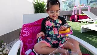 Amira s'est noyé dans la piscine,le docteur l'a sauvé