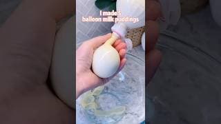 Balloon milk puddings? Poke it~🤺