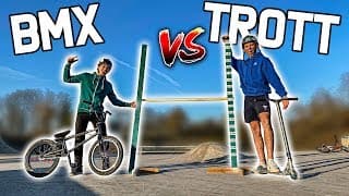 TROTINETTE VS VÉLO | Qui sautera le plus haut ? (Ft. Scoot2street )