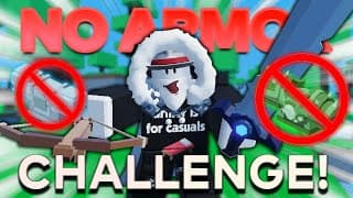 I Clutched a 4v1 with NO Armor! (Roblox Bedwars)