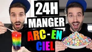JE MANGE QUE LA NOURRITURE ARC-EN-CIEL PENDANT 24H - FT HUBY