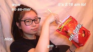 this is an ASMR video 4 | fruitypoppin