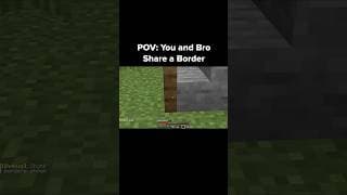 Minecraft Border Moment