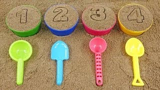 LEARN FRUIT AND COLOR NAMES IN ENGLISH! WATER TOY FRUITS AND YOU GET SURPRISE EGGS!