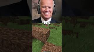 Presidents Build Houses in Minecraft #shorts #minecraft