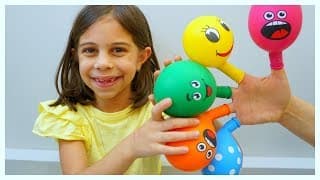 The Fingers Balloon Song - KLS Nursery Rhymes & Kid Songs