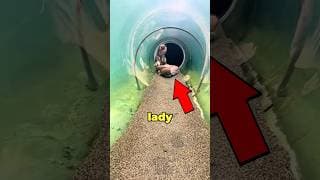 Woman Trapped In Tunnel
