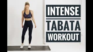 12 Minute Full Body TABATA Workout // INTENSE No equipment workout