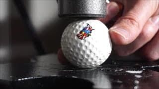 Hydraulic Press| Golf Ball Explodes!