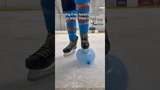 Can my hockey skates break these items?! #hockey