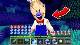 How to play ICE SCREAM in Minecraft! Real life family ICE SCREAM! Battle NOOB VS PRO Animation