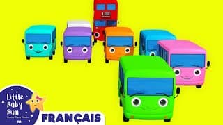 Dix petits autobus | Comptines | LittleBabyBum!