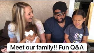 FIRST FAMILY YOUTUBE! MEET OUR FAMILY!