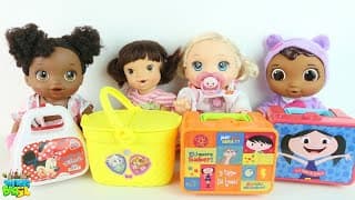 Baby Alive Minha Boneca Montando Lancheiras para ir na Creche