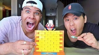 IMPOSSIBLE WALL CHALLENGE!!!! (FIRST ONE TO DROP HUMPTY DUMPTY LOSES)