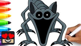 How To Draw Hostile CatNap | Poppy Playtime