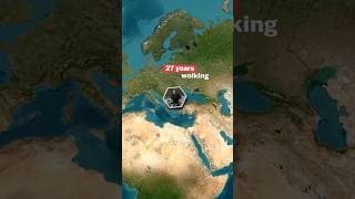 27 Years to Walk Around the World 😱 The Longest Distance in History🚶‍♂️