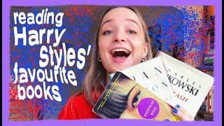 I READ HARRY STYLES' FAVOURITE BOOKS (and one was the worst book i've ever read)