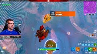 I picked up a Jetpack mid-air and then landed a trickshot! (Nick Eh 30's BEST Fortnite Moments #13)