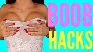 Boob Hacks + Bra Hacks | How to get bigger BOOBS !!